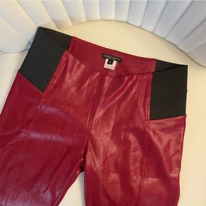 Suede Moto Pant
